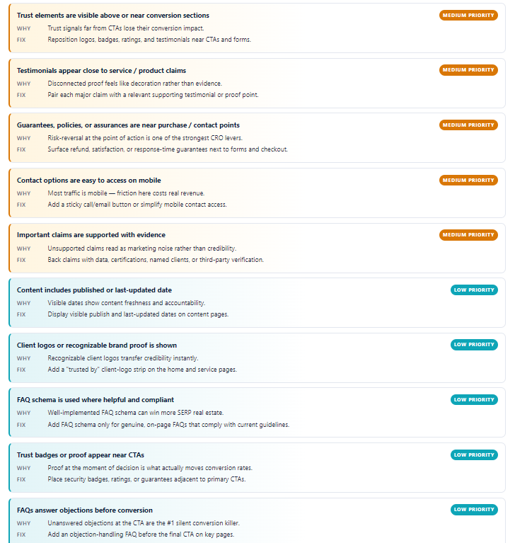 Image highlighting conversion and FAQ priority fixes from the blog.