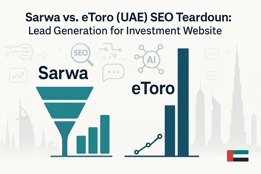 Sarwa vs. eToro SEO Teardown