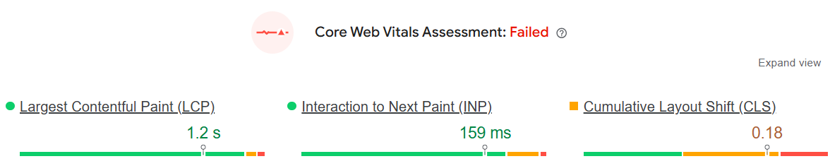 core web vitals