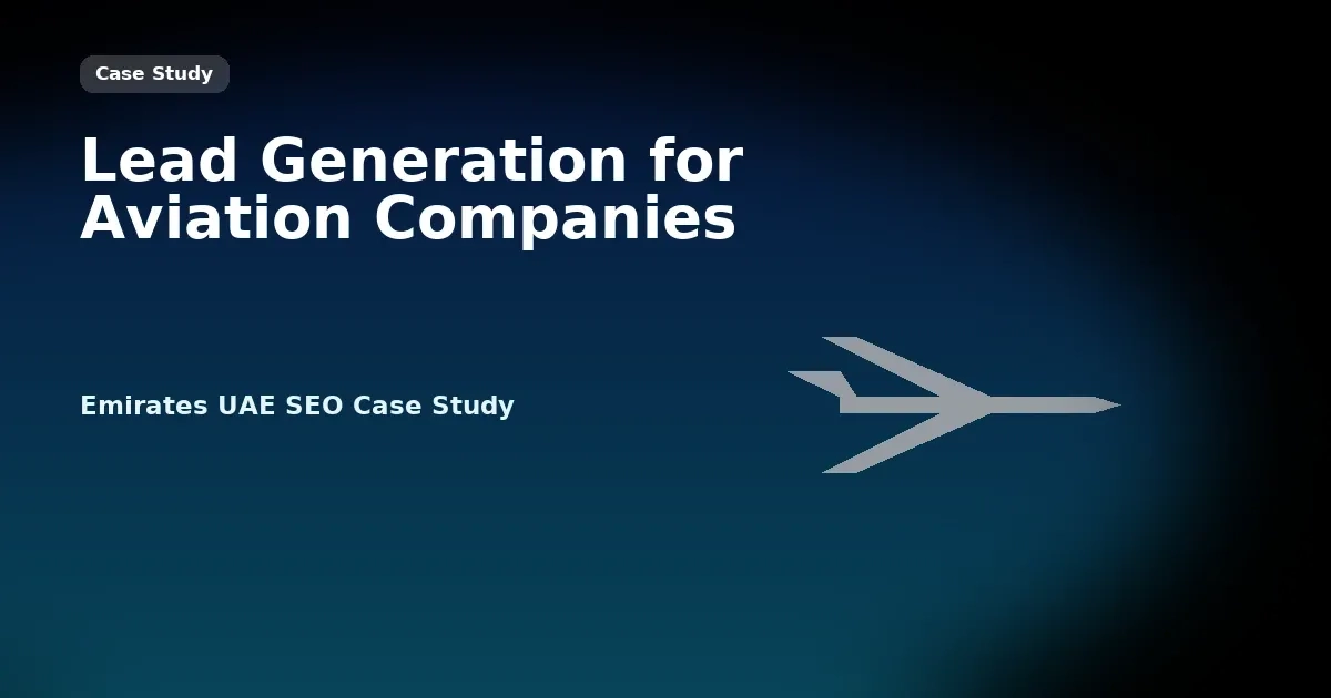 Lead Generation for Aviation Companies