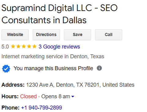 google my business