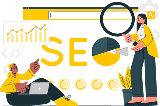 process of optimising your website to rank higher