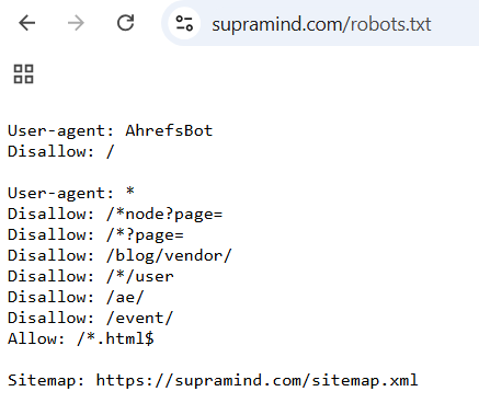 robots.txt