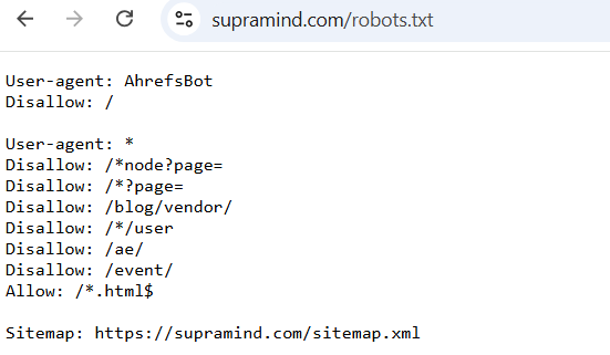 robots.txt