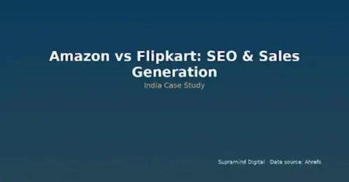 Amazon Vs Flipkart - SEO Analysis