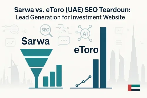 Sarwa vs. eToro SEO Teardown