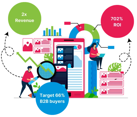 B2B SEO services desktop banner showcasing SEO optimization for improved rankings.