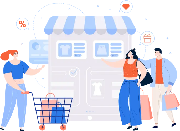 team of experts in eCommerce development