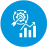 Icon symbolizing optimization and performance strategy
