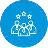 Icon representing company experience and expertise