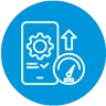 Mobile optimization icon representing responsive design for better navigation and higher rankings.