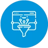 WordPress SEO services traffic generation icon for boosting website traffic and improving visibility.